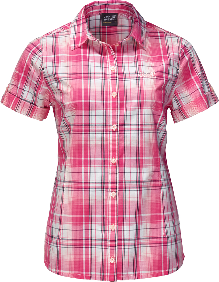 Рубашка1402411-7630 Рубашка1402411-7630Рубашка Maroni River Shirt W выполнена из 100% натурального хлопка. В ней вы будете чувствовать себя комфортно в жаркую погоду. Модель отлично вентилируется и дает ощущение прохлады. Рубашка застегивается на пуговицы, имеет отложной воротник и короткие стандартные рукава. Модель дополнена принтом в клетку и логотипом бренда. Такая рубашка идеально подходит для путешествий в жаркие страны и повседневной носки в летний сезон.