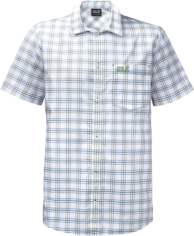 Рубашка1402331-7630 Рубашка1402331-7630Рубашка мужская Hot Springs Shirt изготовлена из 100% натурального хлопка. В ней вы будете чувствовать себя комфортно в жаркую погоду. Модель отлично вентилируется и дает ощущение прохлады. Рубашка застегивается на пуговицы, имеет отложной воротник и короткие стандартные рукава. Спереди расположен накладной нагрудный карман. Рубашка дополнена принтом в клетку и логотипом бренда.