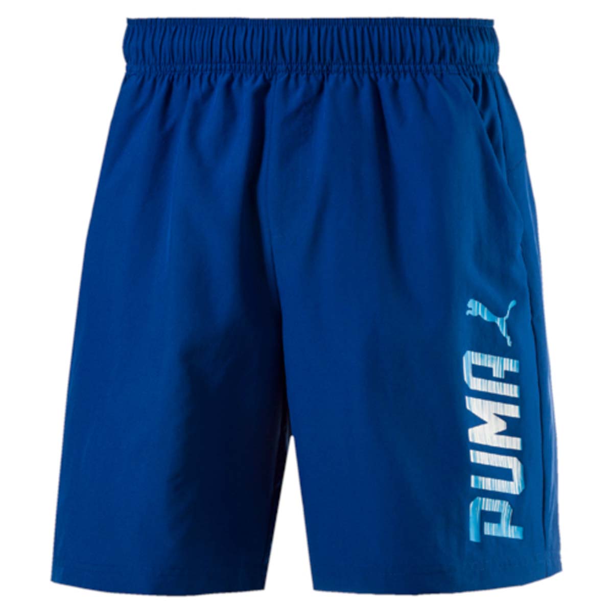 Шорты590614_01 Шорты590614_01Мужские спортивные шорты Rebel Woven Shorts изготовлены из 100% полиэстера. Эластичный пояс снабжен внутренними завязками для лучшей посадки по фигуре. Изделие имеет стандартную посадку, боковые карманы в швах, классический покрой. Шорты декорированы резиновым логотипом PUMA на левой штанине. Модель не стесняет движений, обеспечивая удобство и комфорт во время занятий.