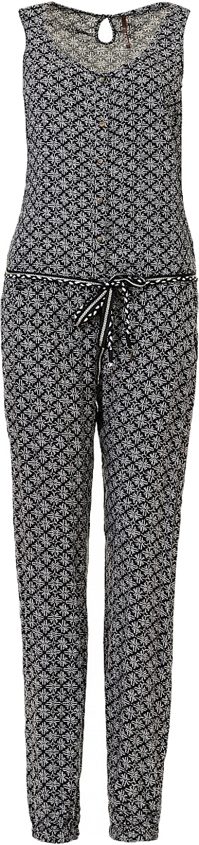 Комбинезон женский Baon, цвет: черный. B497019_Black Printed. Размер L (48)B497019_Black Printed Комбинезон женский Baon, цвет: черный. B497019_Black Printed. Размер L (48)B497019_Black PrintedКомбинезон женский Baon выполнен из 100% вискозы. Спереди расположена застёжка на пуговицы, на спине имеется вырез с одной пуговицей. По бокам комбинезон дополнен карманами. Пояс и штанины имеют эластичную вставку-резинку. Линия талии дополнительно подчёркнута завязывающимся пояском.