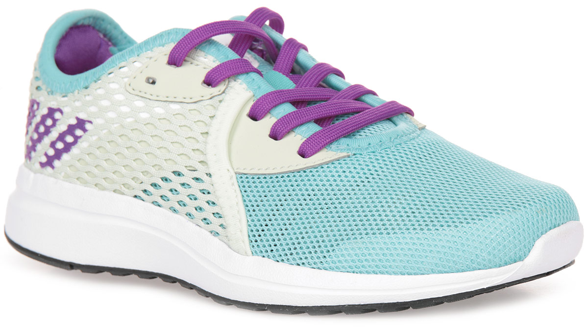 Кроссовки для девочки adidas Durama 2 k, цвет: белый, голубой, фиолетовый. BA7411. Размер 29BA7411 Кроссовки для девочки adidas Durama 2 k, цвет: белый, голубой, фиолетовый. BA7411. Размер 29BA7411Детские беговые кроссовки, в которых юным чемпионам будет удобно в течение всего дня. Промежуточная подошва из пенного материала cloudfoam поглощает ударные нагрузки, смягчая каждый шаг и прыжок. Сетчатый верх хорошо вентилирует подвижные ножки. Цепкая резиновая подошва прослужит долгое время.