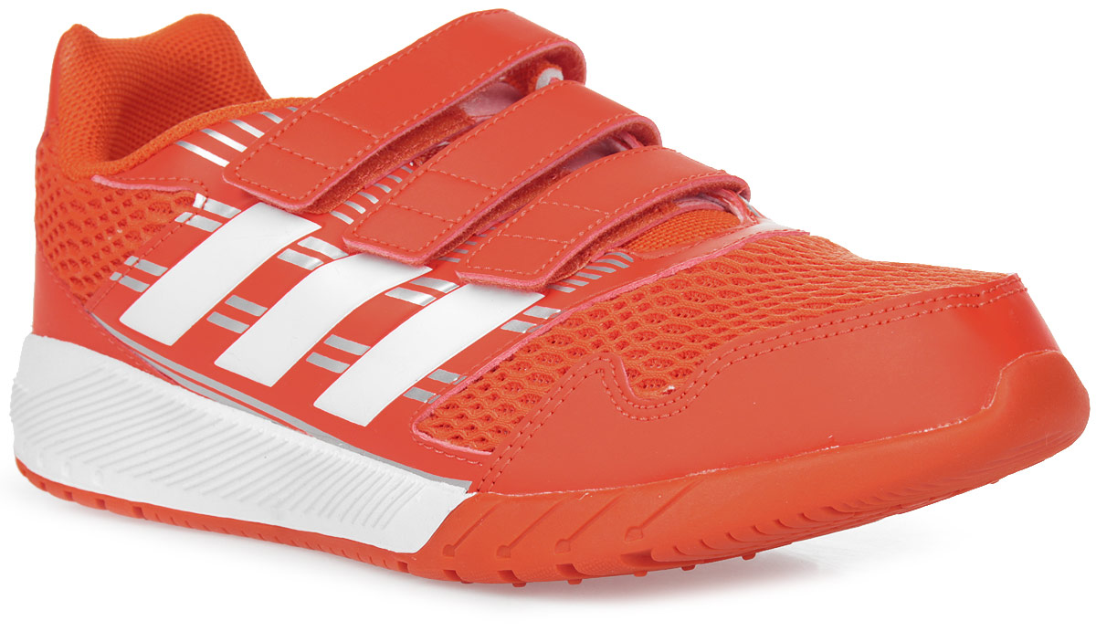 Кроссовки для мальчика adidas AltaRun CF K, цвет: красный, белый. BA7426. Размер 5 (37)BA7426 Кроссовки для мальчика adidas AltaRun CF K, цвет: красный, белый. BA7426. Размер 5 (37)BA7426Комфортные беговые кроссовки, которые помогут юному чемпиону достигнуть впечатляющих результатов. Дышащий верх из сетки обеспечивает необходимый уровень вентиляции и свежести. Удобные ремешки на липучках для быстрого надевания и снимания. Удобная и функциональная стелька с антимикробным покрытием EcoOrthoLite®.Мягкая резиновая подошва.