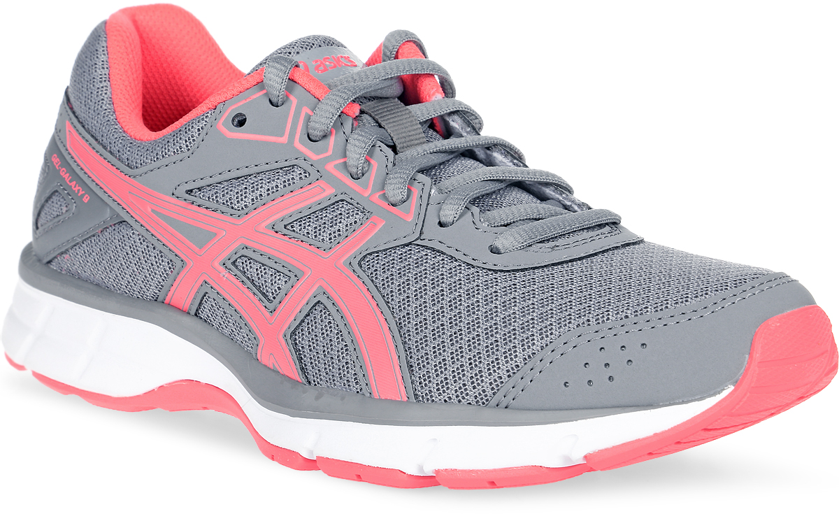 Кроссовки для бега женские Asics Gel-Galaxy 9, цвет: серый, розовый. T6G5N-9620. Размер 8H (38,5)T6G5N-9620 Кроссовки для бега женские Asics Gel-Galaxy 9, цвет: серый, розовый. T6G5N-9620. Размер 8H (38,5)T6G5N-9620Женские кроссовки для бега Gel-Galaxy 9 от Asics выполнены из текстильного дышащего материала. Удобная шнуровка надежно фиксирует модель на стопе. Внутренняя отделка выполнена из мягкого текстиля. Рельефная, гибкая и сверхпрочная подошва. В универсальных женских кроссовках Gel-Galaxy 9 вы получите удовольствие от каждой пробежки. Идеальны для энергичных тренировок и спокойного отдыха. Прочные и надежные материалы способны выдержать любую нагрузку. Ощущение прохлады дарит дышащий материал кроссовок. Для пробежек или для повседневных дел и прогулок.