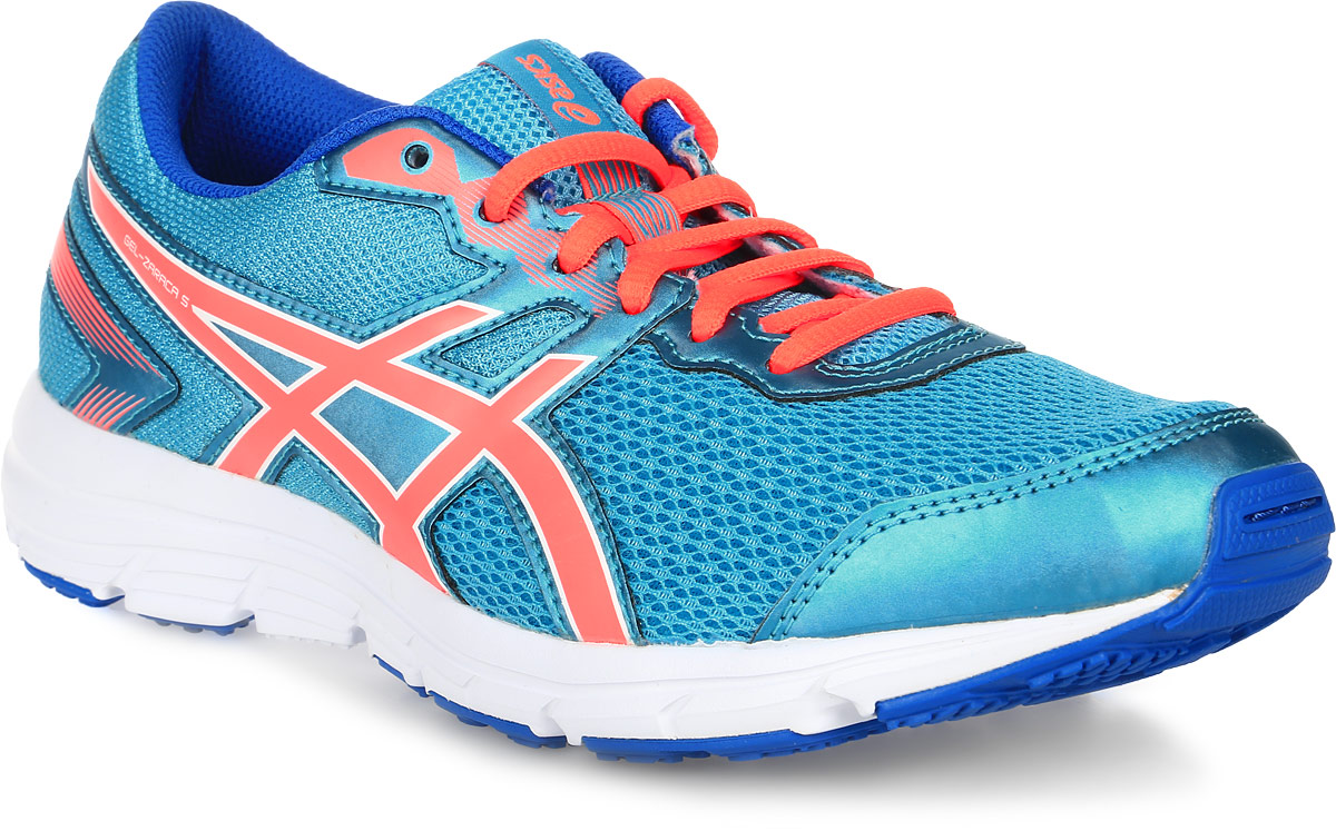 Кроссовки детские Asics Gel-Zaraca 5 Gs, цвет: коралловый, голубой. C635N-3906. Размер 6 (37,5)C635N-3906 Кроссовки детские Asics Gel-Zaraca 5 Gs, цвет: коралловый, голубой. C635N-3906. Размер 6 (37,5)C635N-3906Детские беговые кроссовки, легкие словно пушинка, — отличный вариант для спортплощадки, школы и встреч с друзьями. Невероятно легкие детские кроссовки Gel-Zaraca 5 дарят ребенку возможность быть настолько активным, насколько ему этого хочется. Подчеркнуто минималистский дизайн сочетается с низким профилем с амортизацией для естественного бега. Серия гибкой обуви Zaraca выдержала испытание временем. Естественные движения ног в легкой и удобной обуви. Поддержка каждого шага благодаря амортизации GEL в задней части подошвы.