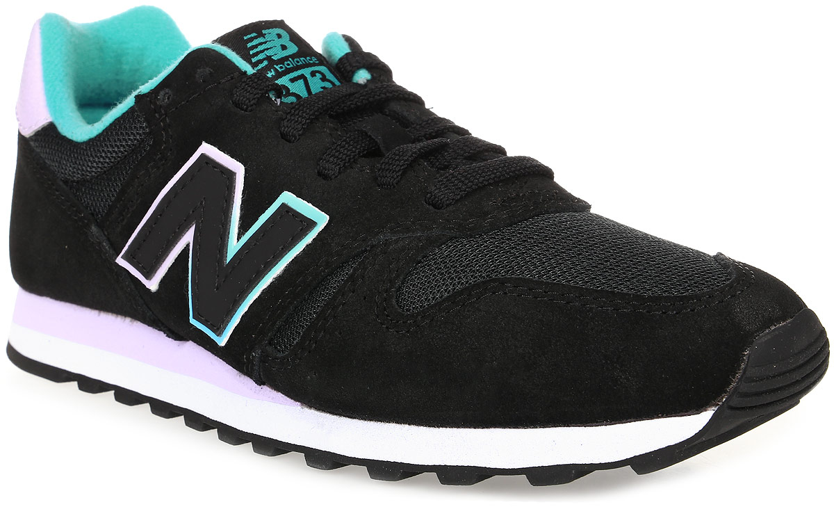 Кроссовки женские New Balance 373, цвет: черный. WL373GD/B. Размер 6,5 (37)WL373GD/B Кроссовки женские New Balance 373, цвет: черный. WL373GD/B. Размер 6,5 (37)WL373GD/BСтильные кроссовки от New Balance не оставят вас равнодушной, благодаря своему дизайну. Модель изготовлена из высококачественного материала. Язычок оформлен фирменной нашивкой. С боку изделие дополнено декоративной нашивкой в виде логотипа бренда. На ноге модель фиксируется с помощью шнурков. Подкладка и стелька, изготовленные из мягкого текстиля, обеспечивают комфорт и уют при движении. Рифление подошвы гарантирует отличное сцепление с любой поверхностью. Такие стильные кроссовки займут достойное место в вашем гардеробе.
