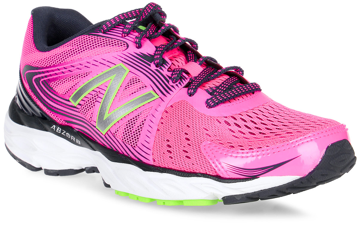 Кроссовки для бега женские New Balance 680, цвет: розовый, черный. W680LL4/B. Размер 9,5 (41)W680LL4/B Кроссовки для бега женские New Balance 680, цвет: розовый, черный. W680LL4/B. Размер 9,5 (41)W680LL4/BЖенские кроссовки для бега от New Balance выполнены из высококачественного материала. На язычке изделие оформлено фирменным логотипом. Шнуровка надежно фиксирует обувь на ноге. Подкладка и стелька из текстиля, обеспечат комфорт и уют, вашим ногам. Рельефный рисунок подошвы предотвращает скольжение. В таких кроссовках вашим ногам будет комфортно и уютно. Они подчеркнут ваш стиль и индивидуальность!