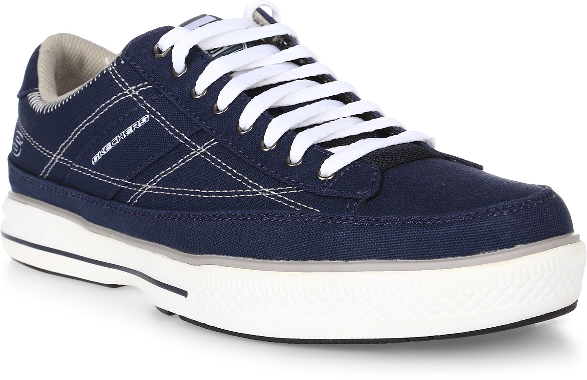 Кеды мужские Skechers Arcade-Chat Mf, цвет: синий. 51014-NVW. Размер 10,5 (44)51014-NVW Кеды мужские Skechers Arcade-Chat Mf, цвет: синий. 51014-NVW. Размер 10,5 (44)51014-NVWСтильные мужские кеды Skechers отлично подойдут для повседневных прогулок. Верх модели выполнен из плотного текстиля. Классическая шнуровка надежно зафиксирует модель на стопе. Внутренняя отделка исполнена из мягкого текстиля. Резиновая подошва обеспечит комфорт при ходьбе.В таких кедах вашим ногам будет комфортно и уютно. Они подчеркнут ваш стиль и индивидуальность!