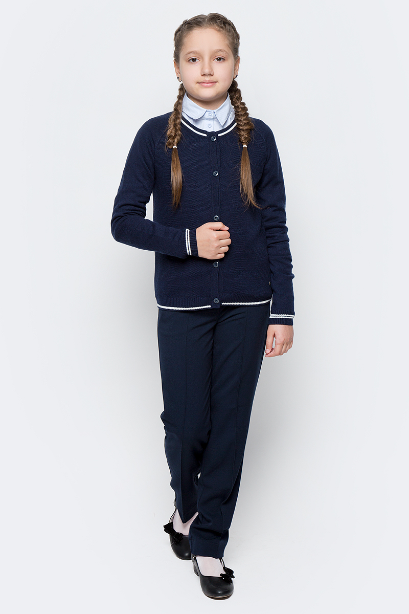 Жакет для девочки Button Blue, цвет: темно-синий. 217BBGS36011000. Размер 146, 11 лет217BBGS36011000 Жакет для девочки Button Blue, цвет: темно-синий. 217BBGS36011000. Размер 146, 11 лет217BBGS36011000Вязаный жакет для школы - прекрасная альтернатива пиджаку. Удобный, комфортный и практичный школьный жакет красиво завершит любой комплект. Купить достойный жакет для школы недорого возможно, если это жакет от Button Blue! Состав пряжи обеспечит тепло, уют, удобство в повседневной носке, износостойкость.