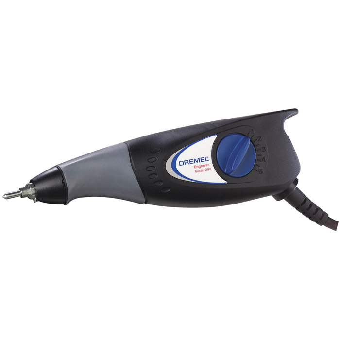 Гравер Dremel Engraver JZ (F0130290JZ)F0130290JZ Гравер Dremel Engraver JZ (F0130290JZ)F0130290JZГравировальный инструмент Dremel с регулируемой глубиной обработки, используется для выполнения гравировки на различных материалах, например металле, стекле, древесине, пластмассах, керамике и т.п. Ударная функция обеспечивает оптимальный контроль над процессом Регулируемая глубина гравирования для создания разнообразных эффектов Ручка с мягкой накладкой гарантирует комфортную работу Сменная карбидная насадка для работы с широкой палитрой материалов Отдельный выключатель для сохранения параметров глубины гравирования. Частота ударов в минуту: 6000. Звуковое давление: 86 дБ. Звуковая мощность: 97 дБ. Вибрация: 7,7 м/с2. Длина: 17 см.
