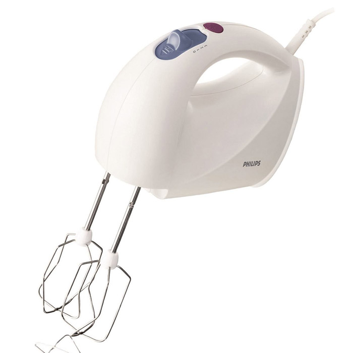 Philips HR1560/40 Daily Collection миксерHR1560/40 Philips HR1560/40 Daily Collection миксерHR1560/40Миксер Philips служит для приготовления изысканных домашних тортов, пирогов и выпечки для всей семьи. Он оснащен мощным мотором 400 Вт, 3 скоростями, насадками для взбивания и насадками для теста, которые легко замешивают самое густое тесто. Идеальное тесто и десерты за несколько минут Различные скоростные режимы и турборежим Идеально взбивает и смешивает Венчики для взбивания и крюки для теста в комплекте Удобное хранение Зажим для шнура