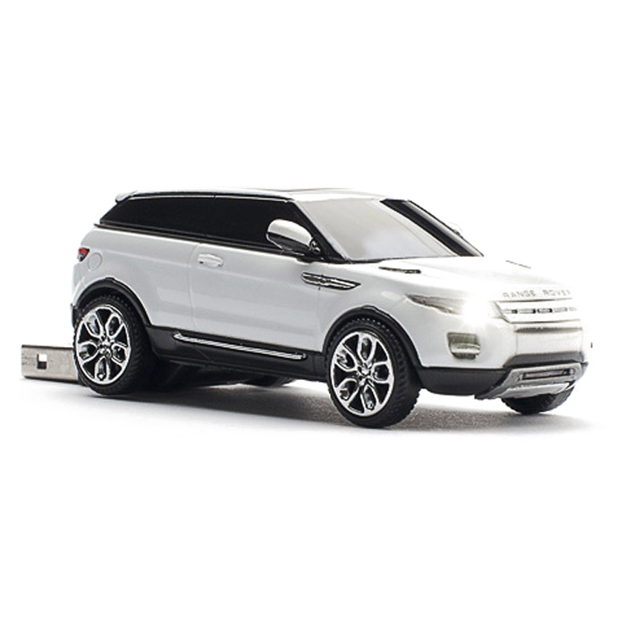 Click Car Stick Range Rover Evoque 8GBCCS660240 Click Car Stick Range Rover Evoque 8GBCCS660240Click Car Stick Range Rover Evoque разработан специально для поклонников марки Range Rover. Миниатюрный накопитель детально проработан и является точной копией оригинальной модели Evoque. Все Click Car Stiks раскрашены и собраны вручную. При подключении к устройствам у флешки зажигаются фары и задние стоп-сигналы. Микросхемы Флеш-дисков Car Mouse Stick изготовлены по UDP технологии, позволяющей значительно уменьшить размеры устройства и повысить устойчивость к механическим повреждениям, а также воздействию воды.