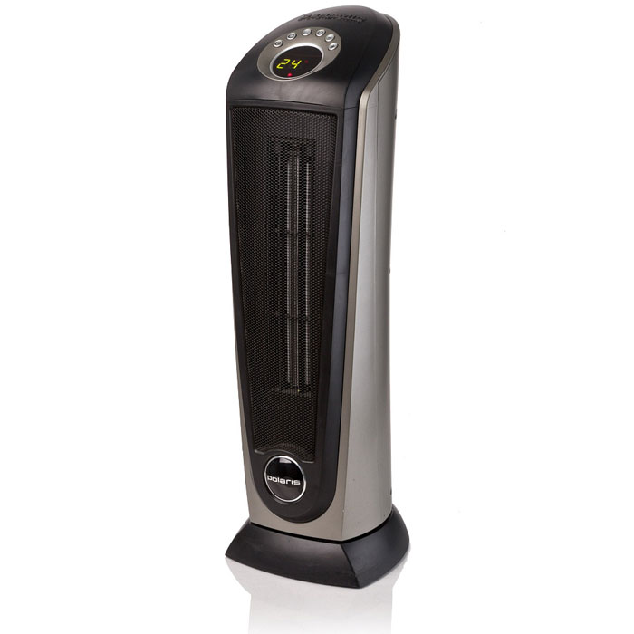 Polaris PCSH 0420 RCD тепловентилятор638351 Polaris PCSH 0420 RCD тепловентилятор638351Современный напольный обогреватель POLARIS PCSH 0420RCD оснащен всеми необходимыми функциями для удобного и легкого создания оптимальной температуры в помещении. Благодаря керамическому нагревательному элементу PCSH 0420 RCD не пересушивает воздух, пульт дистанционного управления позволяет выбрать необходимый режим работы, а дисплей на корпусе обогревателя информирует о выбранной температуре. Также POLARIS PCSH 0420 RCD оснащен автоматическим поддержанием заданной температуры, таймером, функцией вращения корпуса и отключением при опрокидывании.