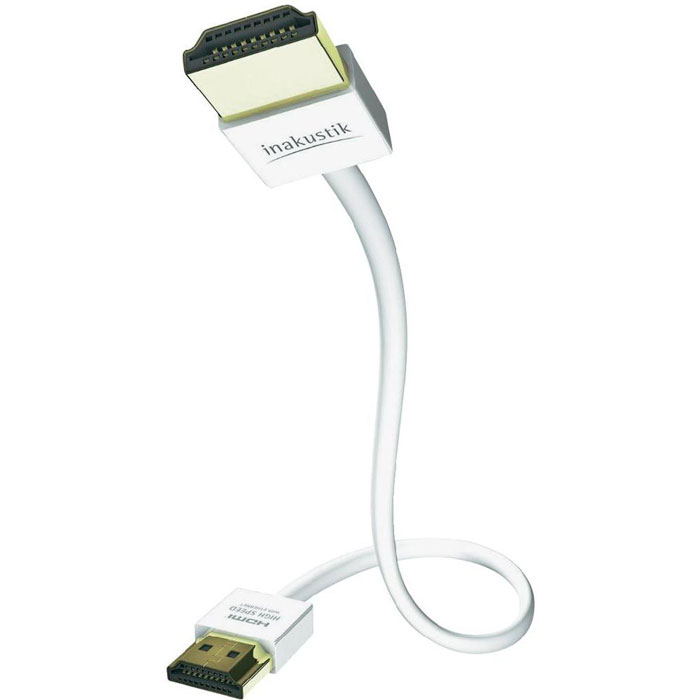 Inakustik Premium XS кабель HDMI, 3 м (004246103)4001985510764 Inakustik Premium XS кабель HDMI, 3 м (004246103)4001985510764Inakustik Premium XS - это высокоскоростной HDMI кабель c Ethernet-каналом, который позволяет подключать аудио/видео ресиверы, DVD/Blu-ray проигрыватели, игровые консоли к телевизорам или проекторам. Благодаря компактному дизайну кабель имеет небольшие размеры и удобен для подключения. Технология Audio Return Channel (реверсивный звуковой канал) позволяет телевизору через единственный HDMI кабель передавать аудио данные на аудио/видео ресивер, предоставляя пользователю дополнительную гибкость и избавляя его от необходимости использовать дополнительные аудиоподключения. Жилы кабеля имеют тройное экранирование, а позолоченные разъемы обеспечивают передачу данных без помех. В кабелях длиной 3 и 5 метров в разъемы установлен специальный чип, который гарантирует высокое качество производительности.
