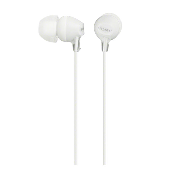 Sony MDR-EX15LPW, White наушникиMDR-EX15LPW Sony MDR-EX15LPW, White наушникиMDR-EX15LPWУдобные силиконовые наушники-вкладыши Sony MDR-EX15LP прочно держатся на ушах. Небольшая масса позволяет носить устройство с собой. Наушники имеют несколько стильных цветовых решений, подберите к цвету вашего плеера или просто выберите любимый оттенок. Неодимовые мембраны диаметром 9 мм обеспечивают мощное, сбалансированное звучание. Удобная посадка обеспечивает долгое, комфортное ношение. Качественные динамики передают чистый звук с выразительными низами и звонкими верхами. Sony MDR-EX15LPB отлично подходят как для прослушивания музыки всех жанров, радио, так и для просмотра видеороликов и фильмов. Данная модель совместима с мобильными устройствами, имеющими аудиовыход 3.5 мм.
