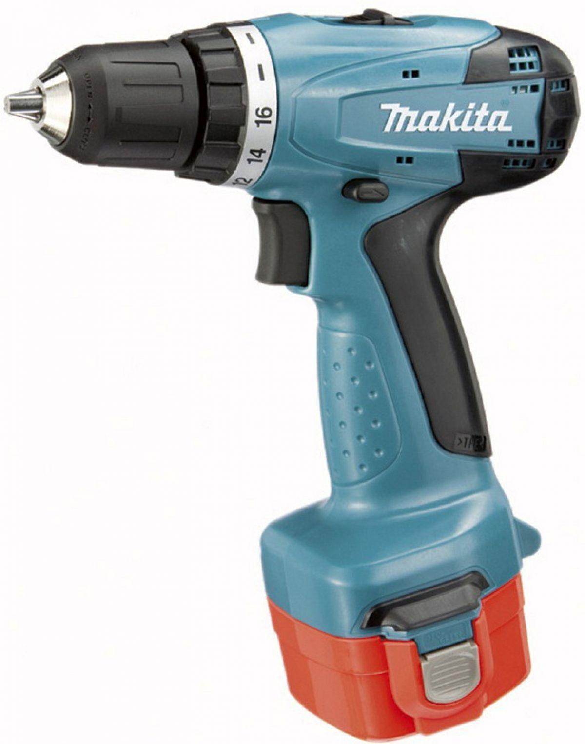 Дрель-шуруповерт Makita 6271DWAE, аккумуляторная6271DWAE Дрель-шуруповерт Makita 6271DWAE, аккумуляторная6271DWAEС аккумуляторной дрелью-шуруповертом Makita 6271DWAE у вас есть все необходимое для выполнения практически любой задачи дома или на строительной площадке. Эта дрель-шуруповерт позволяет работать в двух скоростных режимах, точно выбирая необходимое число оборотов для каждой отдельной задачи. Электронный тормоз двигателя моментально останавливает вращение патрона, обеспечивая более точный результат, а быстрозажимной патрон делает замену рабочих насадок легкой и быстрой. Аккумуляторная дрель-шуруповерт Makita 6271DWAE отличается компактным размером и небольшим весом всего в 1,5 килограмма, который распределяется равномерно и обеспечивает хорошую балансировку. Небольшой вес и компактный дизайн позволяют быстрее справляться с работой и выполнять ее более эффективно. Дрель-шуруповерт Makita 6271DWAE удобно лежит в руке благодаря T-образной рукоятке, которая улучшает контроль над инструментом и делает работу более комфортной. Аккумуляторная дрель-шуруповерт Makita...
