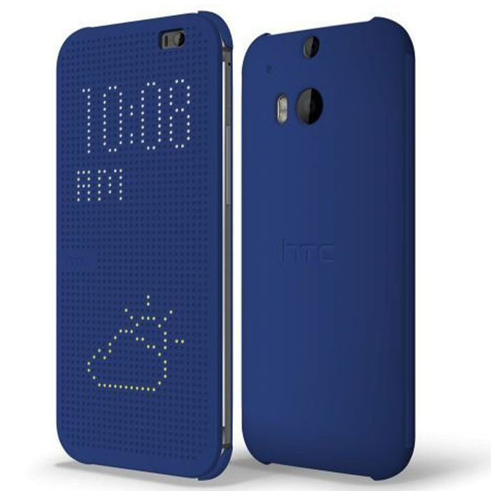 HTC Dot View HC M100 чехол для One 2 (M8), Blue99H11467-00 HTC Dot View HC M100 чехол для One 2 (M8), Blue99H11467-00Стильный чехол HTC Dot View HC M100 для One 2 (M8) обеспечивает одновременно и защиту телефона, и управление им даже при закрытой передней крышке. В отличие от сплошной поверхности со всех остальных сторон, передняя крышка имеет множество отверстий, благодаря чему даже не открывая ее можно получать уведомления о новых сообщениях электронной почты, напоминаниях календаря, прогноз погоды и т.п. Оцените преимущество новых способов использования телефона в этом функциональном чехле, а также стиль отображения информации, присущий классическим электронным устройствам.
