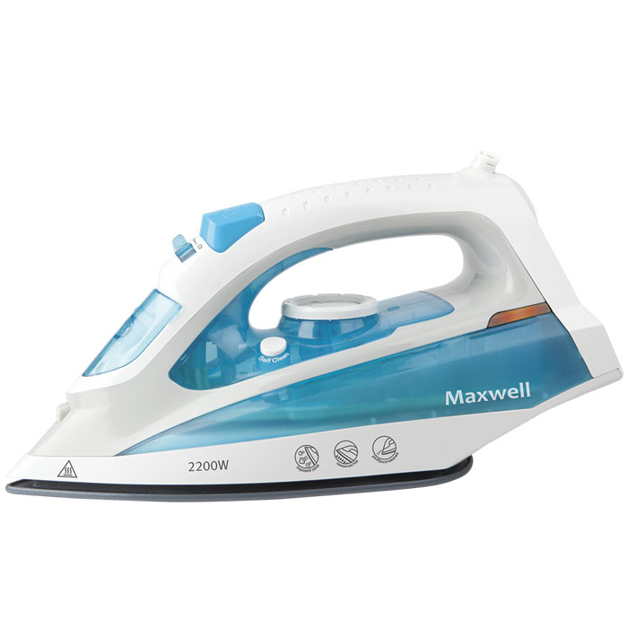 Maxwell MW-3055(В) утюгMW-3055(В) Maxwell MW-3055(В) утюгMW-3055(В)Maxwell MW-3055(В) - качественный и недорогой утюг. Высокая мощность (2200 Вт) обеспечивает скорость нагрева подошвы до заданной температуры за считанные секунды, тем самым повышая эффективность глажения и экономя ваше время. Подошва из нержавеющей стали прочна и долговечна, а также обеспечивает превосходное скольжение на любом типе ткани, тем самым гарантируя высокое качество глажения. Как известно, паровой удар необходим, если требуется разгладить сложные складки на одежде, заломы на ткани, или пересушенное белье. Он позволит легко справиться с любыми видами отделки на одежде, будь то складки, оборки, нашивки. Также вы можете использовать утюг для вертикального отпаривания необходимых вам видов ткани и одежды, установив высокотемпературный режим парообразования. Функция самоочистки помогает произвести очистку в домашних условиях, и тем самым продлить срок службы утюга и содержать его пригодном для работы состоянии. Вместительный резервуар для воды 200 мл позволит вам...