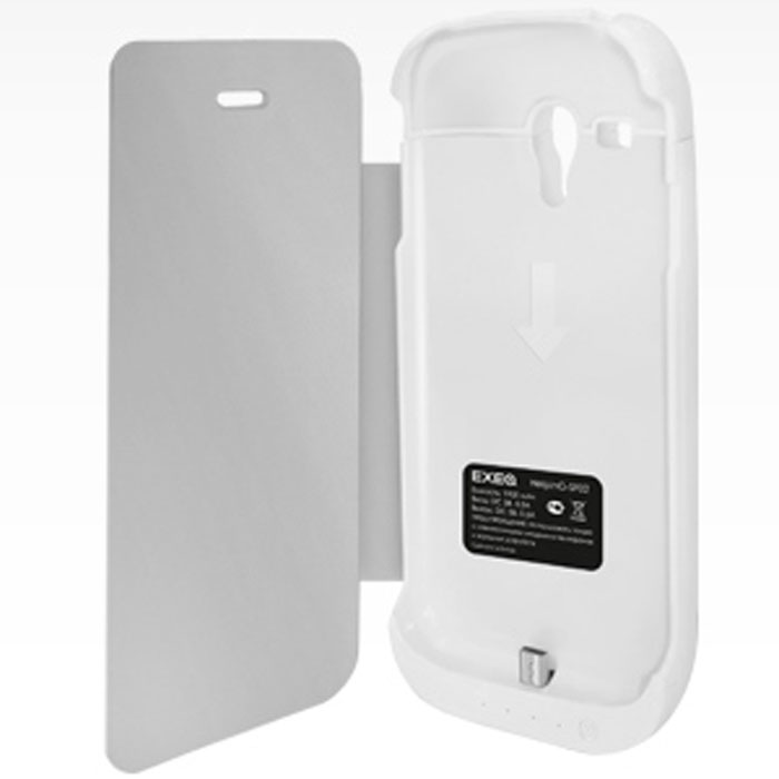 EXEQ HelpinG-SF02 чехол-аккумулятор для Samsung Galaxy S3 mini, White (1900 мАч, флип-кейс)HelpinG-SF02 WH EXEQ HelpinG-SF02 чехол-аккумулятор для Samsung Galaxy S3 mini, White (1900 мАч, флип-кейс)HelpinG-SF02 WHExeq HelpinG-SF02 – уникальное устройство, удачно сочетающее в себе компактный и надежный пластиковый чехол и дополнительную батарею для Samsung Galaxy S3 Mini. Как чехол Exeq HelpinG-SF02 обеспечит надежную защиту вашему смартфону даже при самом активном использовании – чехол идеально повторяет дизайн телефона и надежно закрывает практически все самые «чувствительные» места телефона. Как дополнительная батарея Exeq HelpinG-SF02 способен увеличить время работы смартфона в два раза благодаря встроенному аккумулятору. Наслаждайтесь музыкой, видео, интернет-серфингом и длительными разговорами на вашем смартфоне – с Exeq HelpinG-SF02 ваш смартфон сможет в два раза больше! Зарядка чехла-аккумулятора Exeq HelpinG-SF02 происходит от зарядного устройства телефона, причем заряжать оба устройства можно не извлекая телефон из чехла. Так для зарядки телефона необходимо подсоединить зарядное устройства к чехлу и нажать кнопку питания на чехле, а для зарядки чехла необходимо просто...
