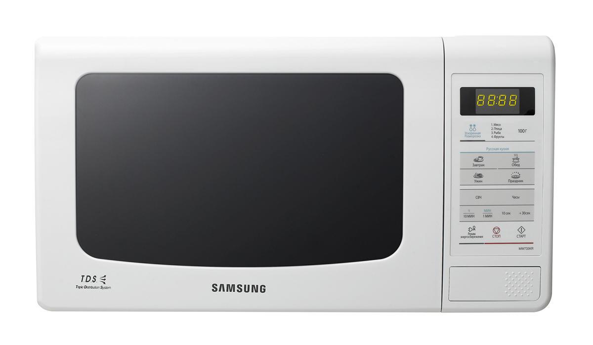 Samsung GE-733KR-X СВЧ-печьGE-733KR-X Samsung GE-733KR-X СВЧ-печьGE-733KR-XМикроволновая печь Samsung GE-733KR-X с грилем. Автоматические программы приготовления и автоматические программы размораживания, предназначенные для разных типов продуктов, обеспечат прекрасный результат независимо от ваших кулинарных навыков.