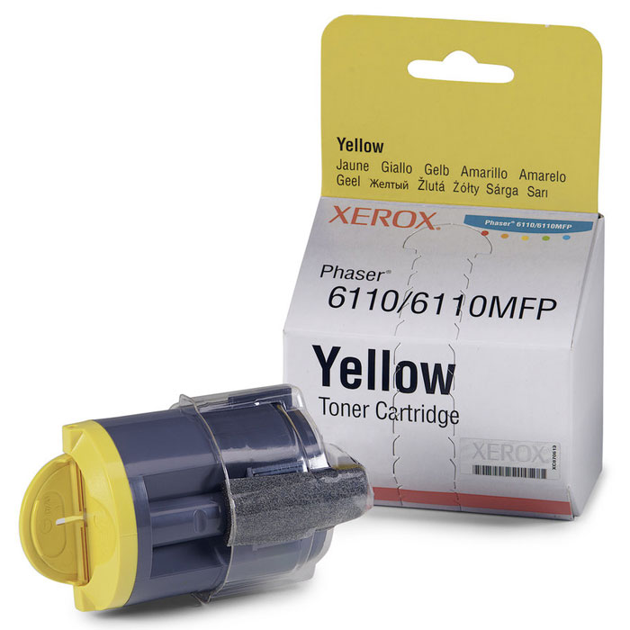 Xerox 106R01204 тонер-картридж для Phaser 6110/6110MFP, Yellow106R01204 Xerox 106R01204 тонер-картридж для Phaser 6110/6110MFP, Yellow106R01204Тонер-картридж Xerox для Phaser 6110/6110MFP.