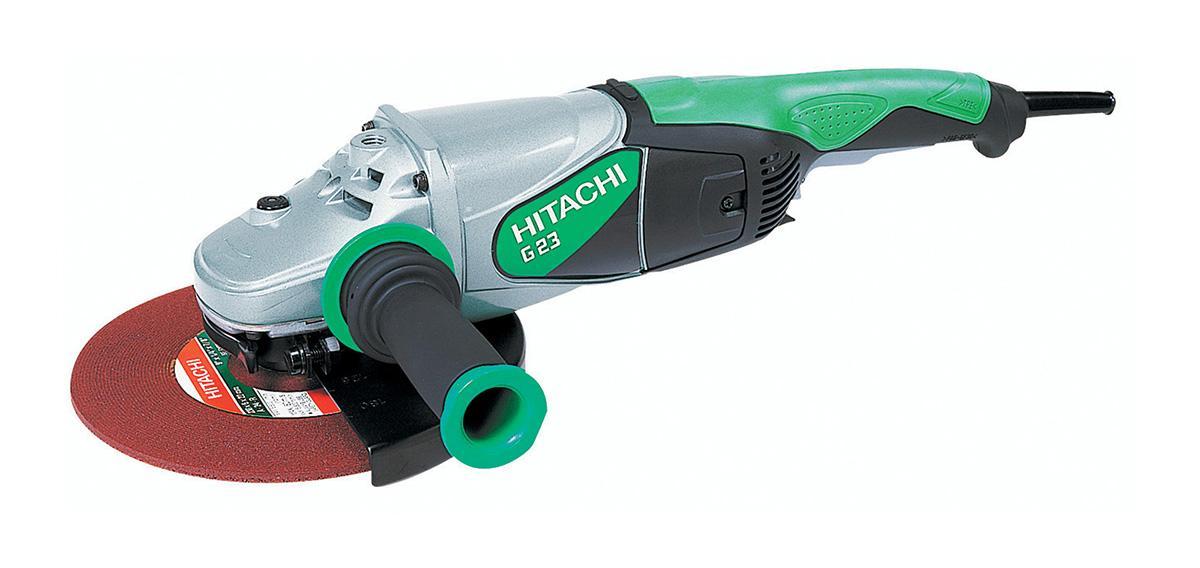 Шлифмашина угловая Hitachi G23MRUAG23MRUA Шлифмашина угловая Hitachi G23MRUAG23MRUAУгловая шлифмашина Hitachi G23MRUA используется для распила и шлифовки изделий из различных материалов: металла, камня, бетона и прочих.