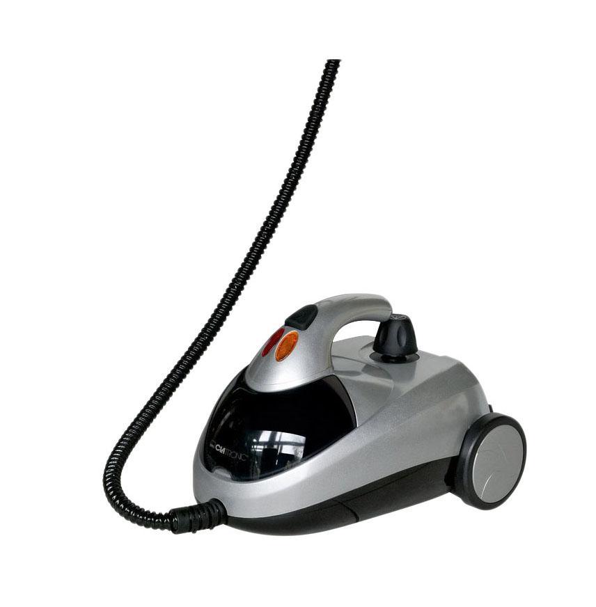 Clatronic DR 3280 пароочиститель/швабраDR 3280 Clatronic DR 3280 пароочиститель/швабраDR 3280Пароочиститель Clatronic DR 3280 обеспечивает идеальную чистоту различных поверхностей. Мощная струя пара позволяет не только очищать поверхности, но и проникать вглубь изделий из мягких материалов. Регулировка мощности находится на ручке прибора, так что ее легко можно подкорректировать в зависимости от типа загрязнений. Температура пара составляет 100° C, благодаря чему уничтожается вредная микрофлора и вместе с ней въевшиеся запахи. А главное, что при таком способе уборки не нужно использовать никакие химические вещества! Достаточно лишь налить в контейнер воды, в чем вам помогут воронка и мерный стаканчик, которыми укомплектовано устройство. Емкость для воды вмещает в себя 1.5 л, чего хватит на 40 минут беспрерывного использования. Когда вода закончится, устройство во избежание перегрева автоматически отключится. Пароочиститель Clatronic DR 3280 оборудован колесиками, так что вы легко сможете перемещаться с ним по комнате. При необходимости перекрыть подачу пара можно...