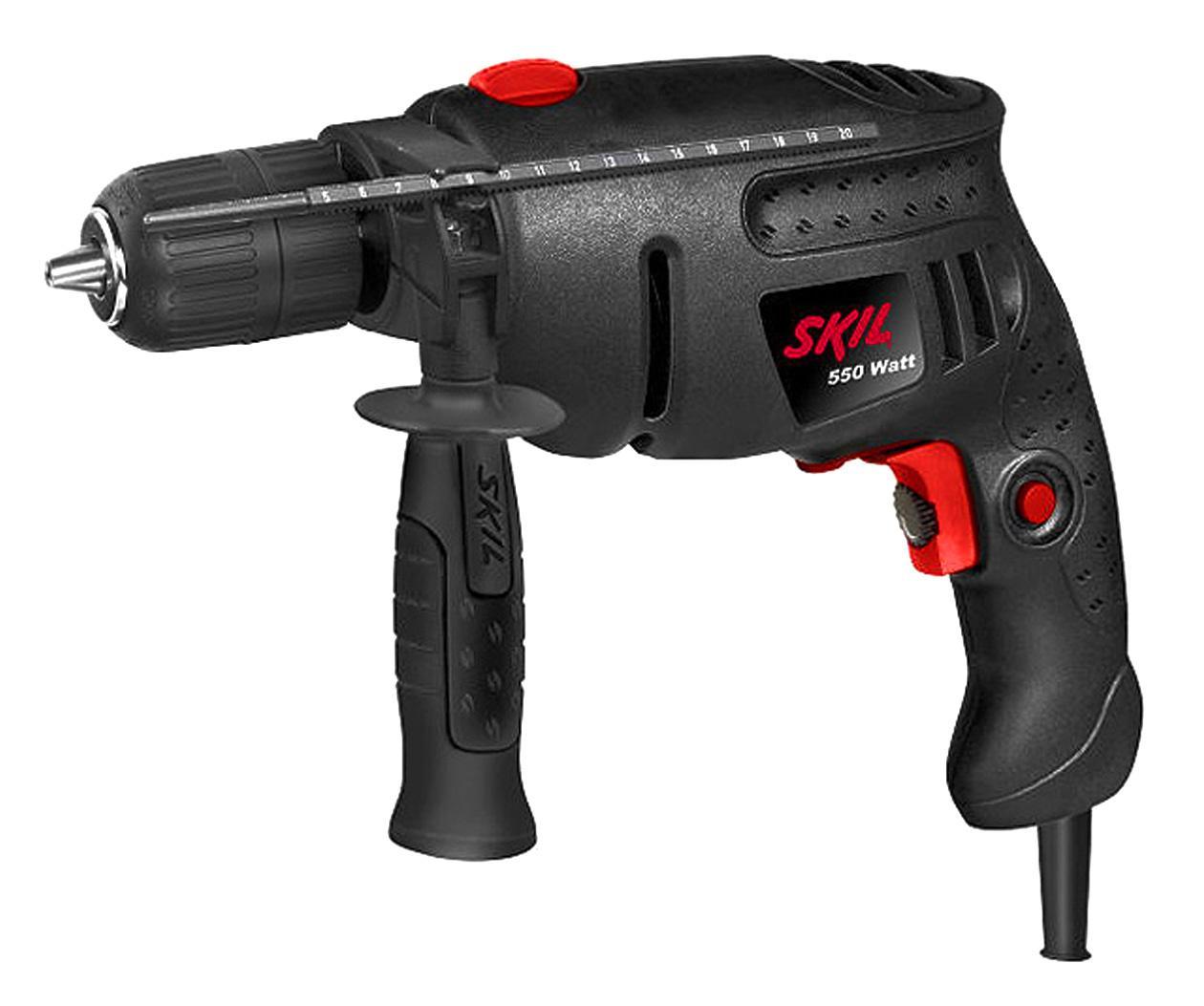 Skil 6280LK дрель ударная (F0156280LK)6280LK Skil 6280LK дрель ударная (F0156280LK)6280LKSkil 6280LK (F0156280LK) - компактная ударная дрель с современным дизайном. Дрель идеально подходит для любых сверлильных работ в доме и на даче. Инструмент обладает высокой частотой ударов для быстрого и легкого сверления каменной кладки. Плавнорегулируемая боковая рукоятка подходит для безопасной работы обеими руками.