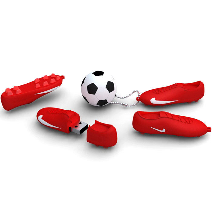 Iconik Футбол, Red White 16GB USB-накопительRB-FTBRW-16GB Iconik Футбол, Red White 16GB USB-накопительRB-FTBRW-16GBIconik Футбол (Rubber) - это стильный и компактный USB-накопитель, который позволит вам значительно расширить свои возможности в области обмена данными. Высокая скорость, внушительный объем и надежность хранения информации позволяют использовать накопитель как временное, так и небольшое постоянное хранилище.