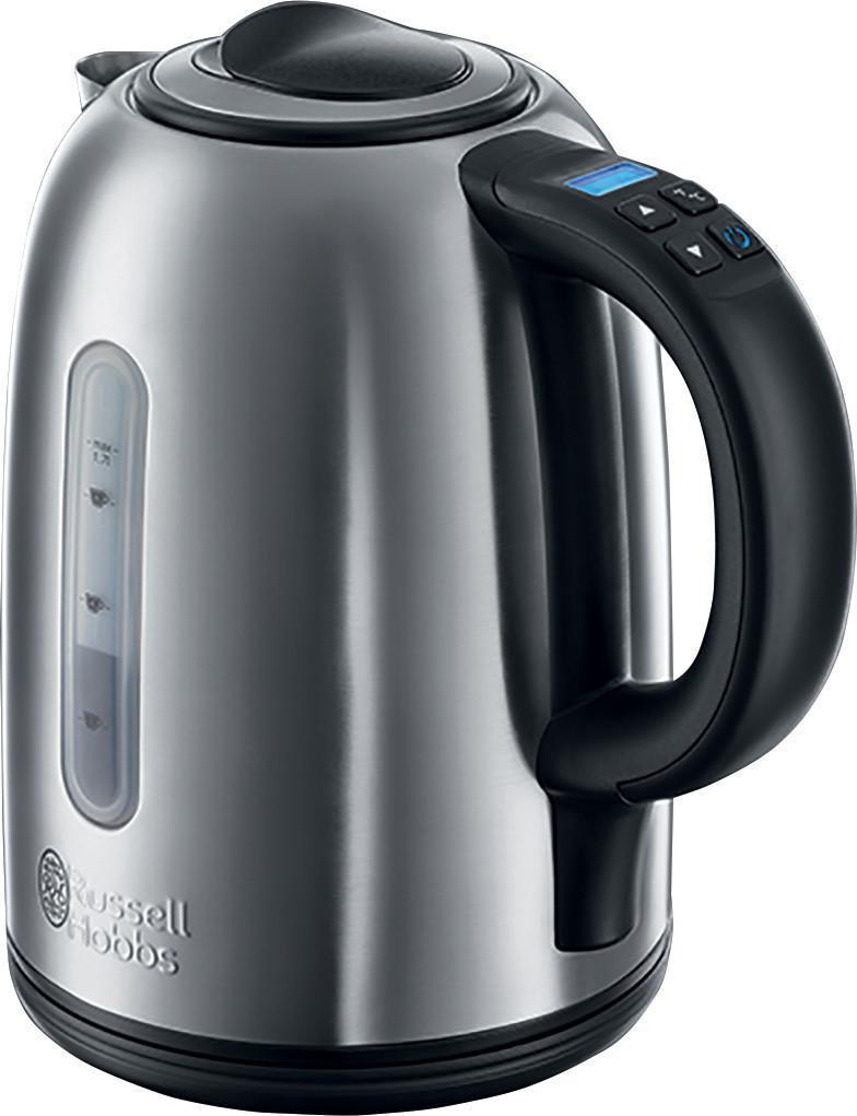 Russell Hobbs 21040-70 Buckingham электрический чайник21040-70 Buckingham Russell Hobbs 21040-70 Buckingham электрический чайник21040-70 BuckinghamRussell Hobbs 21040-70 - это прекрасный чайник для страстныхлюбителей разнообразных горячих напитков, будь то различные сорта чая кофе или горячий шоколад. Он обладает технологией бесшумногозакипания, которая делает процесс кипячения воды на 75% тише посравнению со стандартным чайником. Великолепный выбор для тех, ктодо сих пор считал шум чайника при запипании раздражительным инеудобным! Емкость 1.7 литра позводит приготовить до 6 чашек напитка.