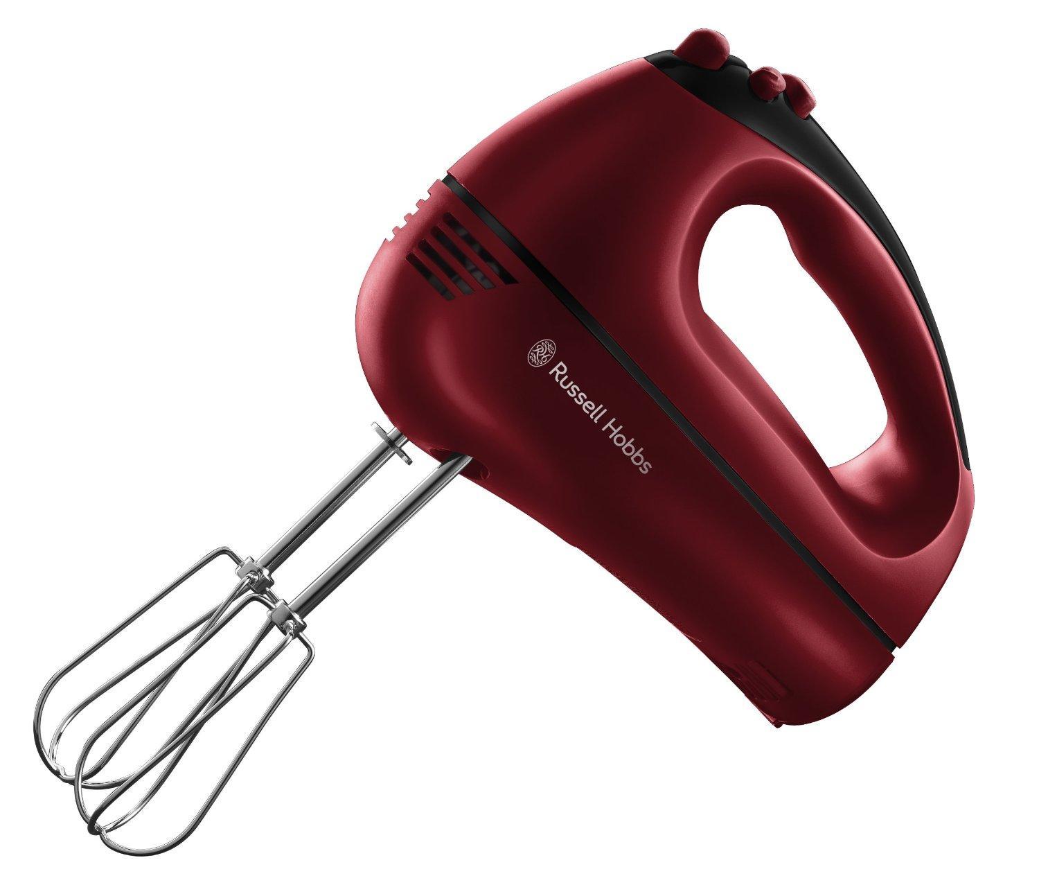 Russell Hobbs 18966-56 Desire, Red миксер18966-56 Desire Red Russell Hobbs 18966-56 Desire, Red миксер18966-56 Desire RedПростой и легкий в пользовании, ручной миксер Desire идеален для приготовления смесей для выпечки и других кулинарных рецептов. Миксер устойчив к хранению в вертикальном положении и занимает совсем не много места. Миксер выполнен в красном цвете с черными акцентами, имеет пять скоростей и режим турбо, что гарантирует точный результат для ваших любимых блюд!