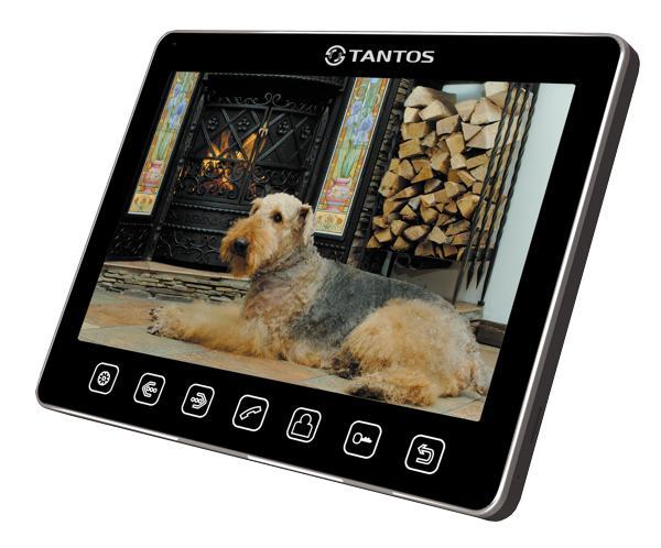 Tantos Sherlock+, Black монитор видеодомофона00-00017047 Tantos Sherlock+, Black монитор видеодомофона00-00017047Дизайн монитора 10,1 дюйма прост и изящен, все управление осуществляется сенсорными кнопками. Особенности: Подключение 2-х вызывных панелей и 2-х видеокамер Подключение внешнего DVR через специальный VGA преобразователь на расстоянии до 50 метров с возможностью управления DVR его же пультом дистанционного управления Возможность подключения до 4-м мониторов в одной системе с широкими возможностями адресного интеркома Возможность работы как в индивидуальном, так и в многоквартирном режиме. Совместимость с большинством моделей отечественных вызывных панелей Цвет корпуса: белый или черный Толщина корпуса 19,7 мм, выносной адаптер питания
