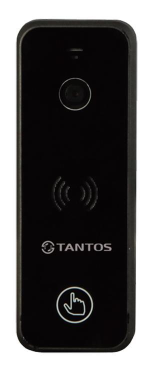 Tantos iPanel 2, Black вызывная панель видеодомофона00-00016183 Tantos iPanel 2, Black вызывная панель видеодомофона00-00016183iPanel 2 (Black) - 4-х проводная накладная вызывная панель с цветным модулем видеокамеры высокого разрешения. Оснащена цветной видеокамерой разрешением 700 ТВЛ. Материал лицевой панели черный акрил. Угол обзора видеокамеры 110 град. Рабочая температура -30С...+50 0С. Класс защиты IP66. Уголок в комплекте. Совместима с наиболее распространенными марками домофонов.