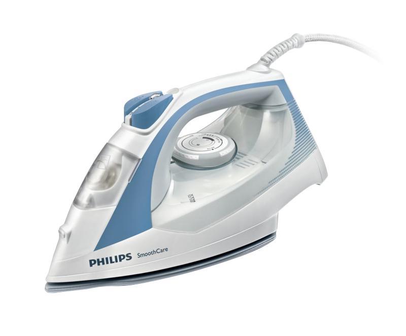 Philips GC3569/02 утюгGC3569/02 Philips GC3569/02 утюгGC3569/02Большой резервуар для водыВозможность гладить дольше без частого долива воды благодаря большому резервуару емкостью 400млСистема капля-стопЭтот паровой утюг Philips оснащен системой капля-стоп, поэтому вы сможете гладить даже деликатные ткани при низкой температуре, не беспокоясь о появлении пятен воды на одежды.Подача пара до 40 г/минПаровой утюг Philips обеспечивает постоянную подачу пара до 40 г/мин, обеспечивая оптимальное количество пара для разглаживания складокДвойная система очистки от накипиПаровой удар до 160 г