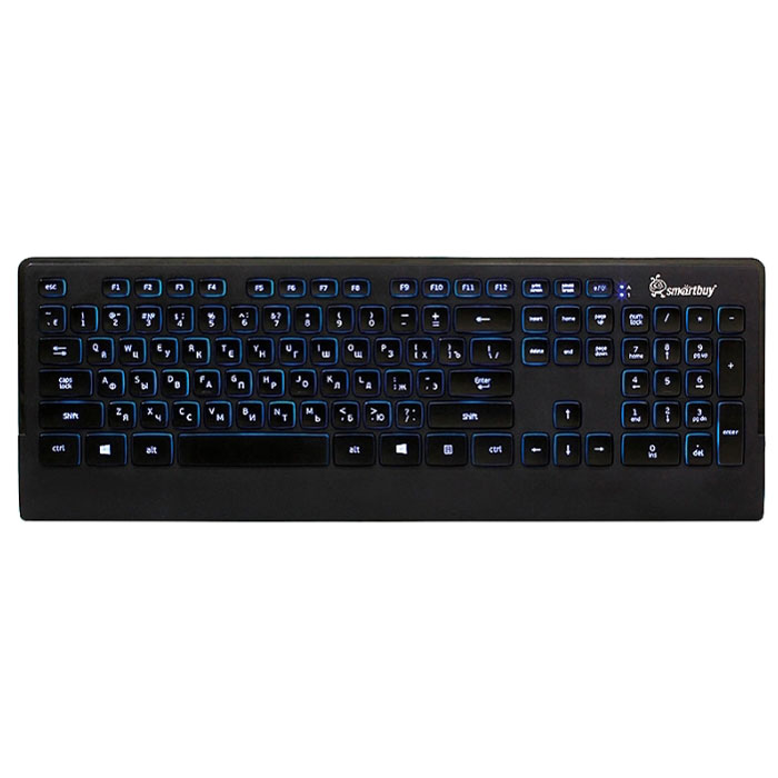 Smartbuy SBK-303U-K, Black проводная клавиатураSBK-303U-K Smartbuy SBK-303U-K, Black проводная клавиатураSBK-303U-KКлавиатура SmartBuy SBK-303 USB имеет оптимальный набор клавиш. Она имеет привычное проводное подключение к ПК через USB-порт. Клавиатура прекрасно подойдет для офиса и для дома. Данная модель выполнена из высококачественных материалов.