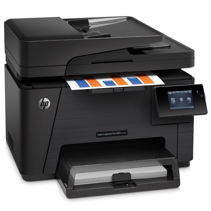 HP LaserJet Pro M177fw (CZ165A) МФУCZ165A HP LaserJet Pro M177fw (CZ165A) МФУCZ165AHP LaserJet Pro M177fw (CZ165A) - идеальное решение для работы компаний, которым необходимо повысить производительность и выполнять печать маркетинговых материалов профессионального качества прямо в офисе. Цветное МФУ HP Color LaserJet Pro обеспечивает яркие и насыщенные цвета при печати, сканировании и копировании. Это компактное МФУ может размещаться в ограниченном пространстве. С его помощью можно завершать задания печати, не прилагая много усилий. Выполнение заданий копирования большого объема осуществляется с помощью устройства автоматической подачи документов на 35 страниц, пока вы занимаетесь другим делом. Расширение возможностей устройства доступно благодаря поддержке разнообразных типов носителей. Печать первой страницы производится за считанные секунды. Запуск каждой задачи выполняется всего несколькими простыми касаниями на сенсорном дисплее с диагональю 7,6 см. Доступно также использование приложений, упрощающих управление...