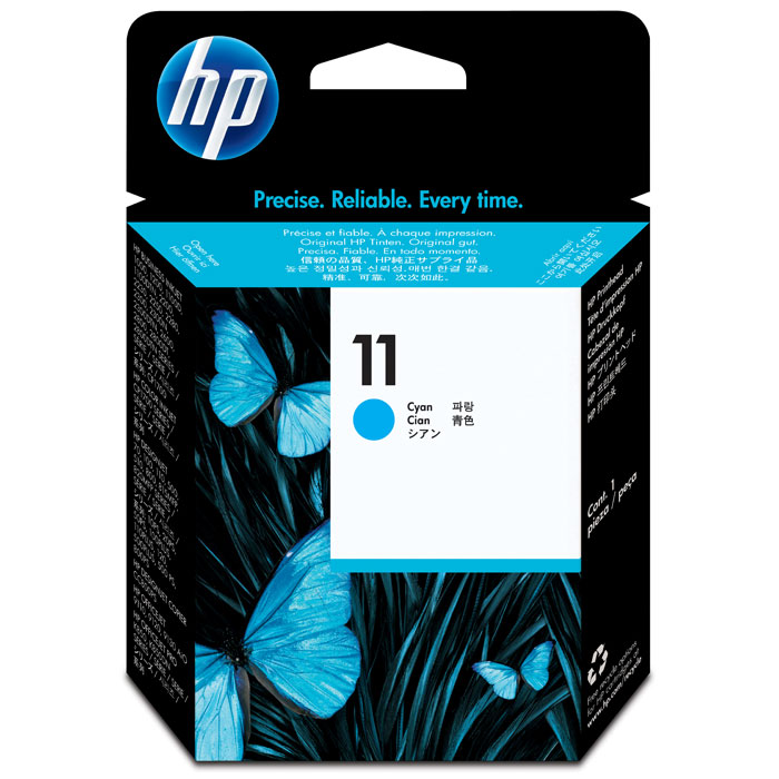HP C4811A (11), Cyan струйный картриджC4811A HP C4811A (11), Cyan струйный картриджC4811AГолубая печатающая головка НР 11 обеспечивает исключительные показатели скорости и качества печати благодаря применению технологии формирования сверхмалых чернильных капель. Печатающая головка включает интеллектуальную технологию оптимизации качества печати и контроля работоспособности. Отдельные чёрные и цветные печатающие головки, при необходимости предусматривающие возможность индивидуальной замены. Интегрированная печатающая головка шириной примерно 1,25 см, оснащенная 304 соплами, повышает скорость печати до двух раз по сравнению со струйными принтерами предыдущих моделей. Усовершенствованная технология HP Photoret III послойного формирования цвета HP обеспечивает более плавные цветовые переходы и непосредственное воспроизведение цветов при печати путём наложения нескольких капель чернил на одну точку. Капля чернил: 4 пл Совместимые типы чернил: на основе красителя Совместимость: HP Designjet 110plus/815 MFP/820 MFP; HP DesignJet copier...