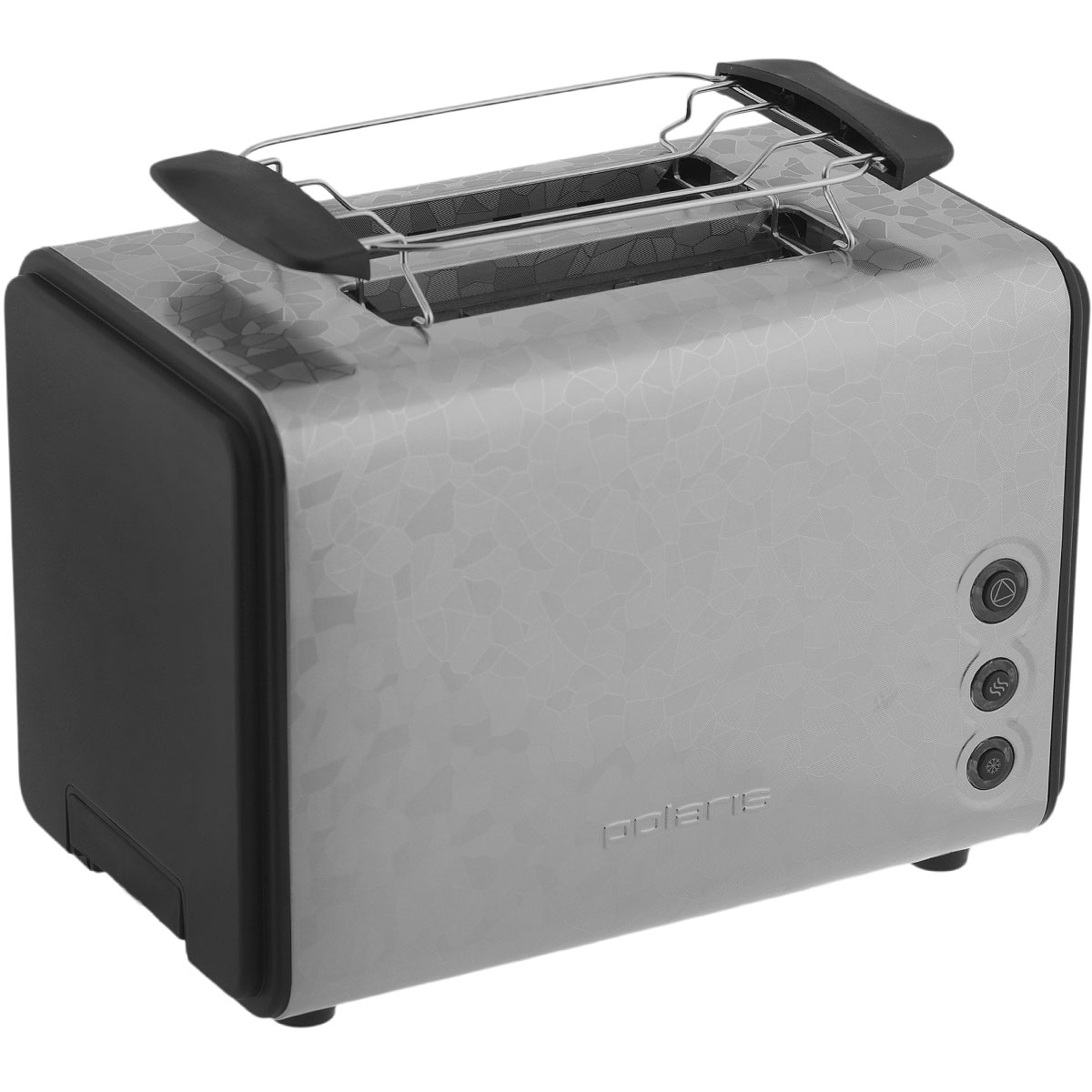 Polaris Pet 0909 Crystal тостерPET 0909 Crystal Polaris Pet 0909 Crystal тостерPET 0909 CrystalТостер Polaris Pet 0909 Crystal предназначен для поджаривания ломтиков хлеба, а также разогрева и размораживания хлебобулочных изделий.