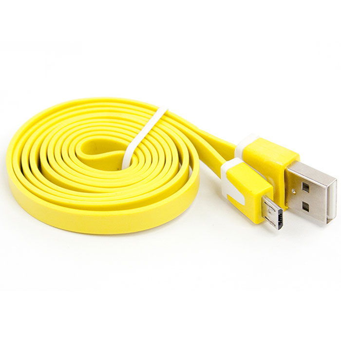 Liberty Project Micro-USB дата-кабель плоский узкий, YellowSM000117 Liberty Project Micro-USB дата-кабель плоский узкий, YellowSM000117Кабель Liberty Project Micro-USB предназначен для передачи данных с вашего устройства на персональный компьютер, а также зарядки от источников питания с USB выходом. Длина кабеля: 1 метр.