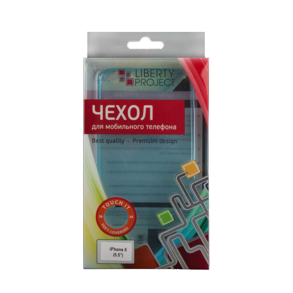 Liberty Project TPU чехол для iPhone 6 Plus, BlueR0006387 Liberty Project TPU чехол для iPhone 6 Plus, BlueR0006387Чехол Liberty Project TPU Case для iPhone 6 Plus защитит ваш гаджет от механических повреждений и влаги. Чехол имеет свободный доступ ко всем разъемам и клавишам устройства.