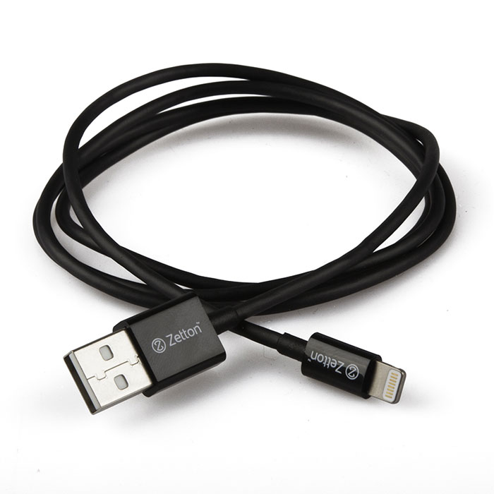 Zetton Mfi USB кабель Apple 8 pin, Black (ZTUSBMFI1A8)ZTUSBMFI1A8 Zetton Mfi USB кабель Apple 8 pin, Black (ZTUSBMFI1A8)ZTUSBMFI1A8Кабель Zetton Mfi (ZTUSBMFI1A8) сертифицирован по стандарту Apple MFI и предназначен для передачи данных между мобильным устройством и ПК.
