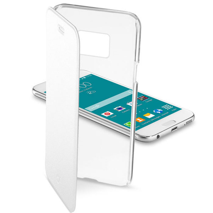 Cellular Line Clear Book чехол для Samsung Galaxy S6, WhiteCLEARBOOKGALS6W Cellular Line Clear Book чехол для Samsung Galaxy S6, WhiteCLEARBOOKGALS6WЧехол Cellular Line Clear Book для Samsung Galaxy S6 предназначен для защиты корпуса смартфона от механических повреждений и царапин в процессе эксплуатации. Имеет свободный доступ ко всем разъемам и кнопкам устройства.