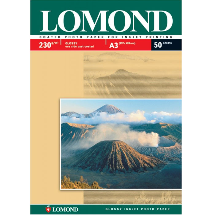 Lomond Photo 230/A3/50л односторонняя глянцевая0102025 Lomond Photo 230/A3/50л односторонняя глянцевая0102025Основа: RC (Resin Coated) Тип покрытия: Ink Jet Coated