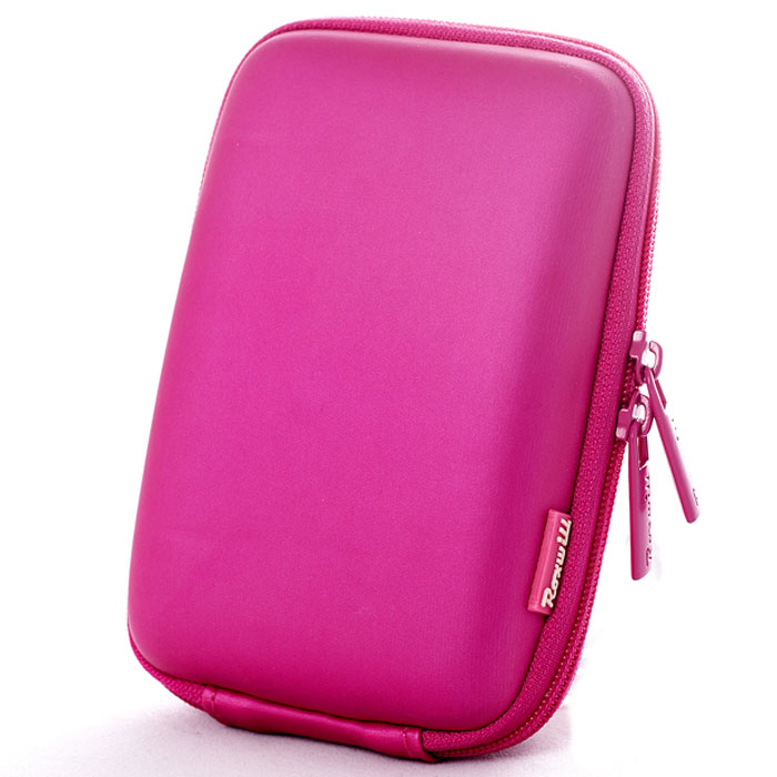 Roxwill C40, Pink чехол для фото- и видеокамерC40 pink Roxwill C40, Pink чехол для фото- и видеокамерC40 pinkRoxwill C40 - надежный чехол для компактных фотокамер. Он гарантированно защитит вашу камеру от случайных ударов и царапин, а также от пыли и влаги. Изделие изготовлено из EVA (вспененная резина). Данный материал не подлежит воздействию агрессивных веществ и предохраняет фотоаппарат при падении. Для переноски предусмотрен регулируемый шейный ремешок и возможность крепления на поясном ремне.