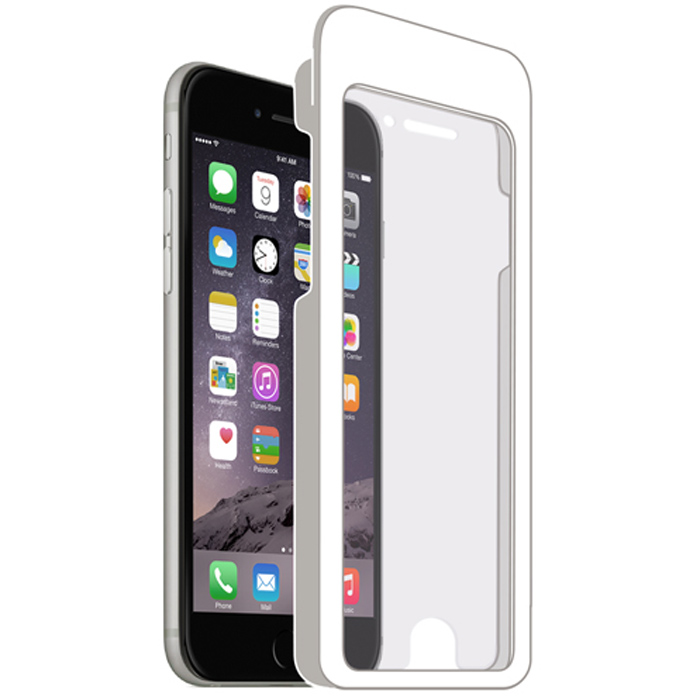Deppa защитное стекло для Apple iPhone 6 Plus, прозрачное и рамка для легкой установки (0.2 мм)61955 Deppa защитное стекло для Apple iPhone 6 Plus, прозрачное и рамка для легкой установки (0.2 мм)61955Защитное стекло Deppa для Apple iPhone 6 Plus защитит ваше устройство от царапин, ударов, потертостей, грязи и пыли. Легко устанавливается благодаря рамке, идущей в комплекте, и идеально подходит для экрана.