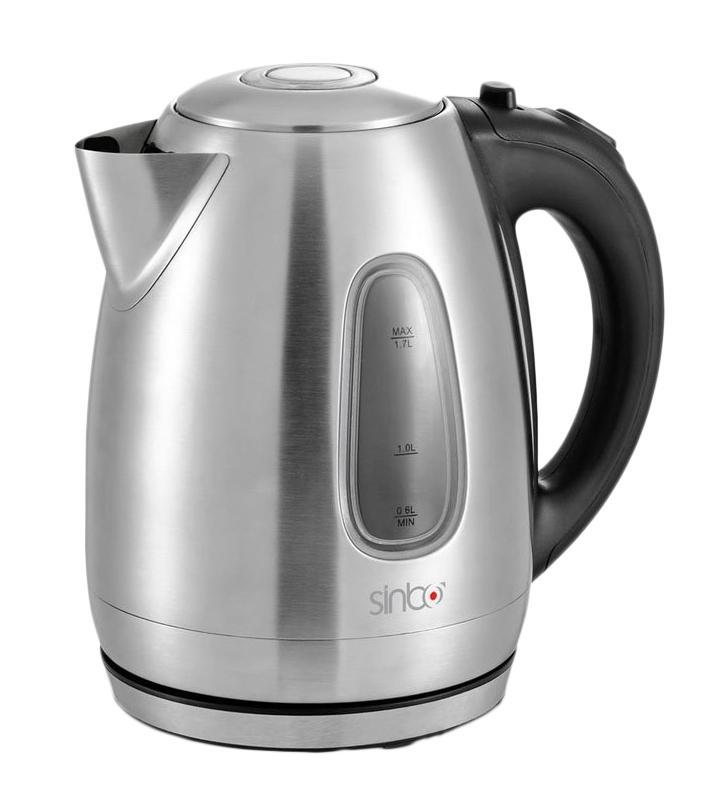 Sinbo SK 2391B, Silver электрический чайникSK 2391B Sinbo SK 2391B, Silver электрический чайникSK 2391BЧайник Sinbo SK 2391 В, имеет стальную расцветку и подойдет как для мужчин так и для девушек.Корпус из нержавеющей стали, убережет ваш чайник от случайных ударов или царапин.Коннектор с поворотом на 360 градусов, легко снимает и ставит чайник под любым углом. Автоматическое отключение после закипания воды.Съемный моющийся фильтр установленный в чайнике, не позволит накипи попасть к вам в чашку.