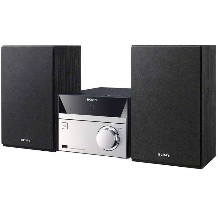 Sony CMT-S20 микросистемаCMTS20.RU1 Sony CMT-S20 микросистемаCMTS20.RU1Аудиосистема Sony CMT-S20 поддержкой CD, FM-радио и портами USB. С помощью USB-порта или аудиовхода к аудиосистеме можно подключить смартфон, ноутбук, MP3-плеер или карту памяти с любимыми песнями. 2 динамика мощностью 5 Вт обеспечивают точное и насыщенное звучание каждой ноты ваших любимых песен. С помощью цифрового DAB-радио вы можете с легкостью настроиться на множество радиостанций. Элегантная и компактная аудиосистема идеально подходит для небольшого помещения, например, кухни или кабинета. С функцией Bass Boost Вам обеспечено резонирующее и насыщенное звучание басов в музыке любого жанра от классического фанка до дабстепа. Подзарядите свой смартфон или цифровой музыкальный плеер, подключив его с помощью USB-кабеля. С мощью удобного пульта дистанционного управления можно выбрать нужную композицию или регулировать громкость, не вставая с кресла. FM радиопиемник с поддержкой RDS Диапазон FM: 87.5 - 108...