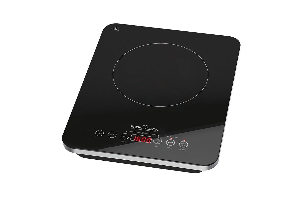 Profi Cook PC-EKI 1062 настольная плиткаPC-EKI 1062 Profi Cook PC-EKI 1062 настольная плиткаPC-EKI 1062Индукционная плита с высококачественной стеклокерамической поверхностью Schott Ceran Устойчивая к царапинам, гладкая варочная поверхность, очень легкая в чистке Нагрев в считанные секунды благодаря индукционной технологии Экономичность – 55% экономия времени в отличие от обычных плит, отсутствие фазы разогрева, энергосбережение Автоматическое распознавание посуды – отключение при использовании посуды, не пригодной для индукционных плит Индикатор остаточного тепла 10 уровней мощности и 10 температурных режимов со светодиодным индикатором (60° C – 240° C)