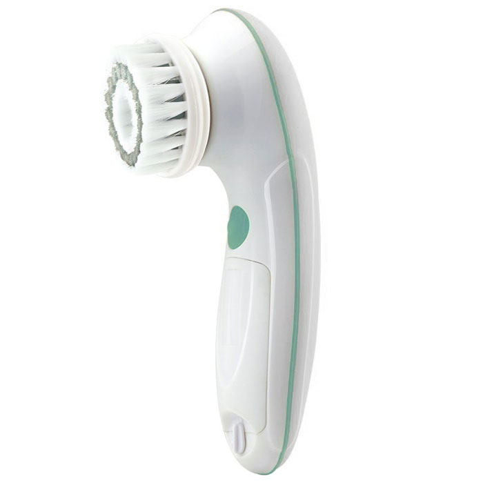 Набор для очищения кожи Touchbeauty AS-0759A, цвет: белыйAS-0759A Набор для очищения кожи Touchbeauty AS-0759A, цвет: белыйAS-0759ATouchbeauty AS-0759A - аппарат для чистки и массажа лица. В комплекте поставляются 3 насадки: латексный спонж, ультра-мягкая синтетическая щетка и щетка силиконовая. Устройство имеет мощный мотор и 2 скорости вращения для деликатного очищения и более глубокой чистки. Водонепроницаемый корпус стандарта IPX6 повышает удобство использования прибора и безопасность. Тип управления: электронное Питание: 2 батарейки АА Вибрационный массаж
