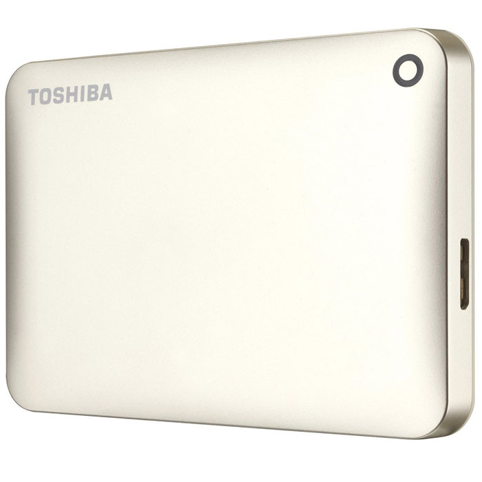 Toshiba Canvio Connect II 2TB, Gold внешний жесткий диск (HDTC820EC3CA)HDTC820EC3CA Toshiba Canvio Connect II 2TB, Gold внешний жесткий диск (HDTC820EC3CA)HDTC820EC3CAToshiba Canvio Connect II дает вам возможность быстро передавать файлы с интерфейсом USB 3.0 и хранить до 3 ТБ данных на внешнем жестком диске. Устройство полностью готово для работы с Microsoft Windows и не требует установки программного обеспечения, так что ничего не может быть удобнее для хранения всех ваших любимых файлов. В офисе или в дороге его классический дизайн будет всегда уместен. Более того, Toshiba Canvio Connect II позволяет подключаться также и к оборудованию с совместимостью USB 2.0. Этот внешний накопитель обеспечивает доступ к вашим файлам практически из любого места и с любого устройства. Toshiba Canvio Connect II может легко превратить ваш компьютер в облачный сервер благодаря предустановленному ПО для удаленного доступа (накопитель должен быть подключен к компьютеру и Wi-Fi). Помимо удаленного доступа это устройство предоставляет своему владельцу 10 ГБ дополнительного места в облачном сервисе. Программное обеспечение NTI Backup Now EZ обеспечивает...