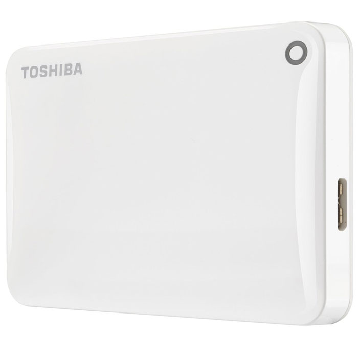 Toshiba Canvio Connect II 500GB, White внешний жесткий диск (HDTC805EW3AA)HDTC805EW3AA Toshiba Canvio Connect II 500GB, White внешний жесткий диск (HDTC805EW3AA)HDTC805EW3AAToshiba Canvio Connect II дает вам возможность быстро передавать файлы с интерфейсом USB 3.0 и хранить до 3 ТБ данных на внешнем жестком диске. Устройство полностью готово для работы с Microsoft Windows и не требует установки программного обеспечения, так что ничего не может быть удобнее для хранения всех ваших любимых файлов. В офисе или в дороге его классический дизайн будет всегда уместен. Более того, Toshiba Canvio Connect II позволяет подключаться также и к оборудованию с совместимостью USB 2.0. Этот внешний накопитель обеспечивает доступ к вашим файлам практически из любого места и с любого устройства. Toshiba Canvio Connect II может легко превратить ваш компьютер в облачный сервер благодаря предустановленному ПО для удаленного доступа (накопитель должен быть подключен к компьютеру и Wi-Fi). Помимо удаленного доступа это устройство предоставляет своему владельцу 10 ГБ дополнительного места в облачном сервисе. Программное обеспечение NTI Backup Now EZ обеспечивает...